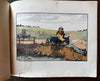 Automobilist Mishaps 1903 de Witt Clinton Falls rare 12 color plate cartoon book
