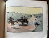 Automobilist Mishaps 1903 de Witt Clinton Falls rare 12 color plate cartoon book