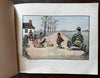 Automobilist Mishaps 1903 de Witt Clinton Falls rare 12 color plate cartoon book