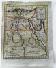 Egypt Nile valley Thebes Nubia Africa 1785 charming engraved hand color print