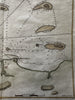 Vera Cruz Mexico coastal map 1827 Hooker engraved Blunt chart hand colored map