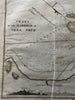 Vera Cruz Mexico coastal map 1827 Hooker engraved Blunt chart hand colored map