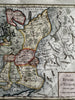 Russia in Europe Moscow c.1810 Charming miniature engraved map hand color