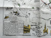 Boston Massachusetts picture story maps c.1940’s Paul Revere's ride 1775 cartoon