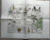Boston Massachusetts picture story maps c.1940’s Paul Revere's ride 1775 cartoon