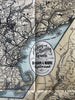 New England Maine Fishing & Hunting Resorts map 1902 Boston & Maine RR color map