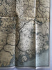 New England Maine Fishing & Hunting Resorts map 1902 Boston & Maine RR color map