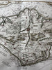 Isle of Wight England 1760s Bellin coastal hand color island map