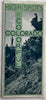 Colorado c1930 Art Deco era Tourism brochure great photos pictorial map