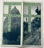 Colorado c1930 Art Deco era Tourism brochure great photos pictorial map