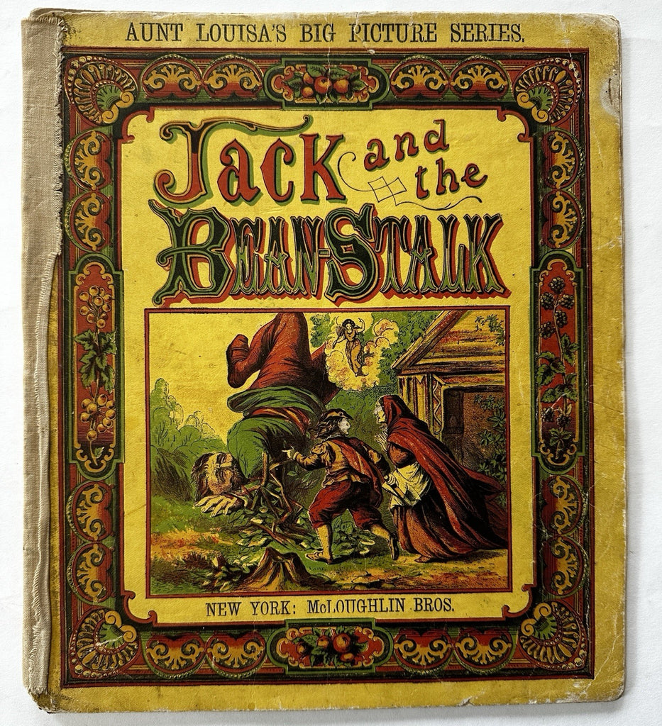 Jack & The Beanstalk Giant killer c.1870’s McLoughlin color litho picture book