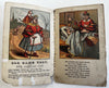Dame Trot Comical Cat sews drums 1869 McLoughlin color litho moral picture book