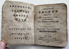 New England Primer Improved 1821 NY Children’s rare chapbook w/ woodcuts