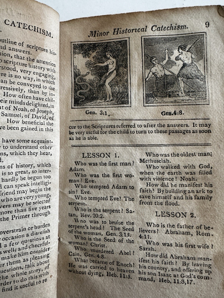 Evangelical Primer for children 1830 Boston w/ 72 woodcuts rare chapbook