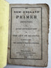 New England Primer Improved 1839 Phila. Children’s rare chapbook w/ woodcuts