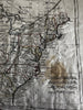 United States 1808 Wabash & NJ Co. & Army Lands 1781 Treaty of Peace scarce map