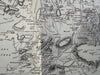Iceland exploration map CE Peek Nguru E. Africa 1882 geography mag East Africa