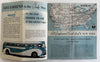 NY 1939 World’s Fair Greyhound Bus birds-eye view map tourist brochure