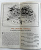 Catalina island California cartoon map c.1933 scarce tourist brochures steamship