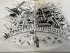 Catalina island California cartoon map c.1933 scarce tourist brochures steamship