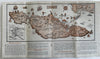 Catalina island California cartoon map c.1933 scarce tourist brochures steamship