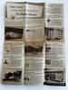 Greyhound Bus Pictorial photo map USA America c.1946 scarce tourist brochure