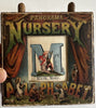 McLoughlin moveable rolling ABC theatre box c.1880-1900 color rare Alphabet toy