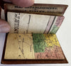 Massachusetts state pocket map 1828 rare miniature Finley