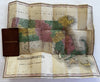 Massachusetts state pocket map 1828 rare miniature Finley