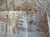 Genoa Italy c1930’s art deco Tourist brochure w/ folding city plan map