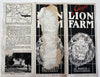 El Monte California Gay’s Lion Farm c.1925 near LA rare pocket brochure movies