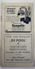 Amsterdam Holland 1950 wonderful color art deco poster art brochure city plan
