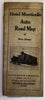 Hotel Monticello Atlantic City New Jersey 1922 Auto Road map rare early highway