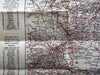 Hotel Monticello Atlantic City New Jersey 1922 Auto Road map rare early highway