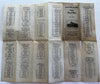 Hotel Monticello Atlantic City New Jersey 1922 Auto Road map rare early highway