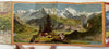 Wengernalp Bahn Alps Interlaken c.1910-20’s color tourist art deco promo booklet