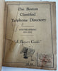 Boston Mass. New England Telephone Book 1931-32 rare phone book!