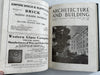 Architecture construction Building magazine 1925 w/ 12 issues Jan-Dec. many pics