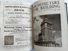 Architecture construction Building magazine 1925 w/ 12 issues Jan-Dec. many pics