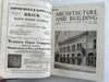 Architecture construction Building magazine 1925 w/ 12 issues Jan-Dec. many pics