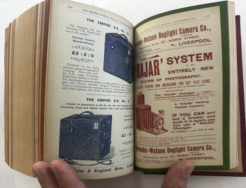Photography magazine 1904 British Journal Photographic Almanac book 100's Ads
