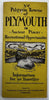 Plymouth Mass cartoon map 1936 art by Cooper rare tourist brochure many photos