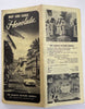 Honolulu Hawaii 1958 large detailed visitors map pictorial symbols inset plans