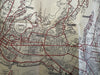 Honolulu Hawaii 1958 large detailed visitors map pictorial symbols inset plans
