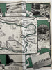 St.Paul Minneapolis Twin Cities c.1930 MN cartoon maps w/ photos surrounding