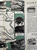 St.Paul Minneapolis Twin Cities c.1930 MN cartoon maps w/ photos surrounding
