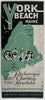 York Beach Maine 1930-40 tourist brochure picto-map panorama Short Sands Nubble