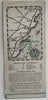York Beach Maine 1930-40 tourist brochure picto-map panorama Short Sands Nubble