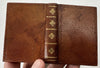 German Folk Song book diced leather 1857 Philadelphia near miniature rare book