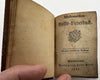 German Folk Song book diced leather 1857 Philadelphia near miniature rare book